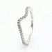 Women's Jewelry White Copper Shining Wave Ring Fashion Light Luxury Rose Gold Stackable Ring Valentine's Day Gift_ipsvogv.com