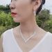 Bridal Jewelry Set - Wedding Earrings & Necklace (Anniversary Gift, Elegant Bride Accessories, 2020 Collection)_ipsvogv.com