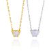 Women's Jewelry Hexagonal Honeycomb Claw Carat Zircon Set Earrings Bracelet Necklace Brass Electroplated K Real Gold Platinum Set_ipsvogv.com