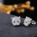 Cao Shi's New Personalized Versatile Full Diamond Zircon Leopard Head For Women's Temperament Street Shooting Earrings_ipsvogv.com
