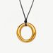 fashion simple gold plated stainless steel wax rope necklace INS Internet celebrity titanium steel vortex sweater chain_ipsvogv.com