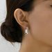 Ins Simple Fashion OL Hollow Female Personality Inlaid Copper Zircon Charm Internet Red Earrings_ipsvogv.com