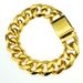 Men Bracelet Bling 316L Stainless Steel Tone Polished Chain Width: 9~16mm_ipsvogv.com