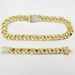 Unisex Hip Hop Trendy Cuban Chain Diamond Bracelet 20mm Spacer Necklace Men And Women Hiphop_ipsvogv.com