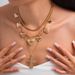 Punk Metal Cross Heart Pendant Necklace, Personalized Three-dimensional Heart-shaped Snake Bone Chain Accessory_ipsvogv.com