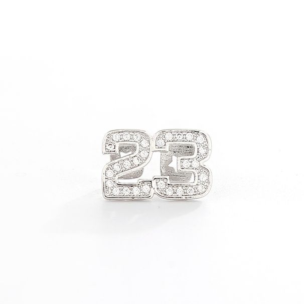 New Micro Inlaid Zircon Braces Double Digital Jordan No. 23 Hiphop Hip Hop Teeth Jewelry_ipsvogv.com