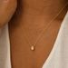 St. Delan Simple And Fashionable Geometric Circular Personalized Niche Temperament Exquisite Zircon Pendant Necklace_ipsvogv.com