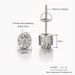 Hip Hop Zircon Thread for Men Women Round Full Diamond Gold Plated and Earrings_ipsvogv.com