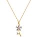 Ye 【 】 Zi Hua Duo Light Luxury Charm Gorgeous Full Diamond Necklace Women's Versatile Clavicle Titanium Steel Chain 【 】 】 【 【 】_ipsvogv.com
