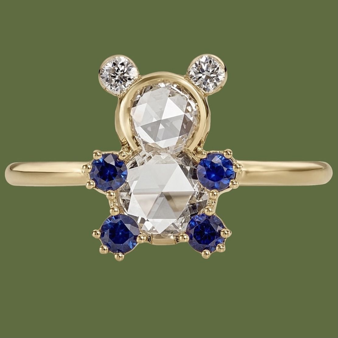 simple And Cute Teddy Bear Ring, Niche Design, Amusement Park Series Accessories, Birthday Gifts_ipsvogv.com