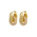 Women's Jewelry Metal Lock Copper Micro Inlaid Earrings Niche Cold Style Light Luxury High End Zircon Ear Jewelry_ipsvogv.com