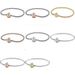 Charm Bracelets White Copper Rose Gold Classic Crown Buckle Diy Accessories Basic Bracelet Snake Bone Chain Female_ipsvogv.com