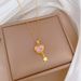 Star 【 】 Love Light Luxury Charm Gorgeous Full Diamond Necklace Women's Versatile Clavicle Titanium Steel Chain 【 】_ipsvogv.com