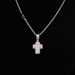 Unique Full Cross For Women And Men Hip Hop Colorful Rhinestone Pendant Necklace Versatile_ipsvogv.com
