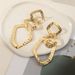 Irregular Personality Gold Earrings For Women Fashionable Temperament Jewelry Design Sense Ear Drops_ipsvogv.com