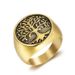 316 Stainless Leaf Men's Tree Of Life Personality Titanium Steel Ring_ipsvogv.com