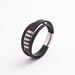 Titanium Magnetic Leather Bracelet Men's Three-Layer Braided Stainless Steel Wristband_ipsvogv.com
