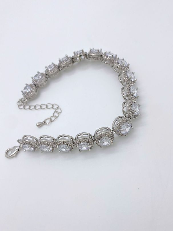 Fashion Versatile Round Diamond Spliced Super Shiny Bracelet Unisex Cool Hip-Hop Street Dance Trendy Jewelry_ipsvogv.com