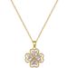 Lucky 【 】 Grass Light Luxury Charm Gorgeous Full Diamond Necklace Women's Versatile Clavicle Titanium Steel Chain 【 】_ipsvogv.com