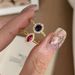Zircon For Sparkling Royal Blue Super Women With High Beauty Luxury, Versatile Fashion, Personalized And Exquisite Ring Luxury, Fashion,_ipsvogv.com