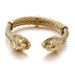 Kalu New Punk Style Wia Line Personality Bold Lion Wolf Head Titanium Steel Men's Bracelet_ipsvogv.com