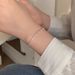 S Pure Delicate Broken Silver Bracelet Women, Niche Minimalist Design, Exquisite High-end, Versatile And Perfect For_ipsvogv.com