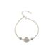 Four Leaf Clover Women's Diamond Studded Windmill Spinning, Lucky And Brilliant Bracelet, Pulsating Heart_ipsvogv.com