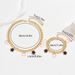 Fashion OL women's bracelet necklace set with personalized plum blossom inlaid acrylic design collarbone chain_ipsvogv.com