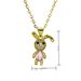 New Arrival Micro Inlaid Zircon Rabbit Carrot Trendy Personality Animal Pendant Necklace Rabbit_ipsvogv.com