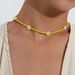 Rice Bead Flower Necklace Women, Fashionable And Popular Temperament Adjustable Necklace_ipsvogv.com