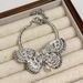 Butterfly Pearl Collar Single Simple French Luxury Bracelet Fashion Versatile Hand Accessories_ipsvogv.com