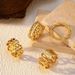 Women’s Jewelry Set Fashion Cold Style Punk Ring Simple Gold Vacuum Electroplated Titanium Cast Steel Ring_ipsvogv.com