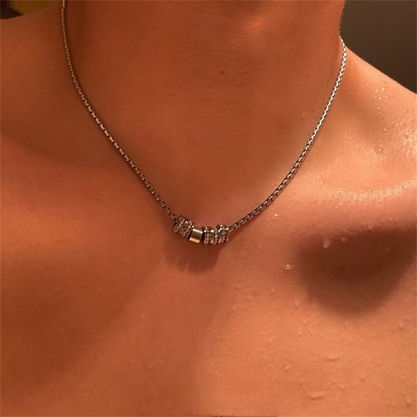 Sparkling Diamond Ring Pendant Necklace With Cool Same Style For Men Women, Light Luxury Unique Design, Fashionable And_ipsvogv.com