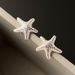 Sterling Silver Starfish Earrings Niche Design Irregular Earrings Earrings_ipsvogv.com