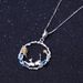 Designer Natural Gemstone National Style Pendant Natural Style Animal Design Silver Topaz Necklace Pendant_ipsvogv.com