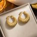 Minimalist geometric hollow out earrings for women's fashion, light luxury earrings, high-end, versatile, and niche_ipsvogv.com