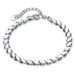 Women's Jewelry Fashion Simple Bracelet Female Stainless Steel High Grade Plain Chain All Match Gold Plated Titanium Steel Jewelry_ipsvogv.com