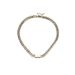European and American all-match gold titanium steel hip-hop women's and men's thick necklace bracelet cold and simple high-end jewelry set_ipsvogv.com