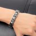 Men's Jewelry Personality Creative Jewelry Men's Bracelet Classic Cross Stainless Steel Silicone Bracelet Holiday Gift_ipsvogv.com