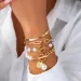 Link Bracelets Women Unique Pearl Bangle Set Wrist Chain Stylish Accessories Fashion Anime Customized Jewelry_ipsvogv.com
