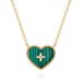 Sweetheart Necklace Female Light Luxury Love Pendant Niche Clavicle Chain New Pink Love Necklace_ipsvogv.com