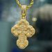 Hip Hop Cross Pendant Personality Trendsetter T Square Zircon Men's Necklace Accessory_ipsvogv.com