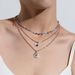 New Multi-layer Devil's Eye Pendant Necklace Women's Fashion Exaggerated Trend Eye Necklace_ipsvogv.com