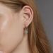 Smart moissanite earrings female S925 silver flower colored gemstone earrings fashion high end sense all match_ipsvogv.com