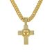 New Personalized Men's Full Diamond Chain Hip Hop Style Rotating Cross Pendant Necklace_ipsvogv.com