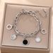 Titanium Steel Bracelet For Women, Black White, Double Layered Roman Numerals, Light Luxury, Simple And Versatile. Hand_ipsvogv.com