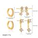 Women’s Jewelry Set Fashion Autumn And Winter Geometric Diamond Niche Fashion Long Earrings Simple All Match Ear Clip Earrings Set_ipsvogv.com