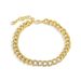 B0054 Copper Inlaid Zircon Figaro Chain Couple Bracelets Men's Bracelet Ins Hip Hop K Gold Accessories_ipsvogv.com