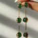 Women’s Jewelry Set Fashion Niche INS Titanium Steel VINTAGE Pearl Chalcedony Exquisite Earrings_ipsvogv.com