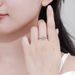 Mosang Stone Spiritual 1 Carat Multi Women's Simulated Diamond Ring Opening Classic Certificate_ipsvogv.com